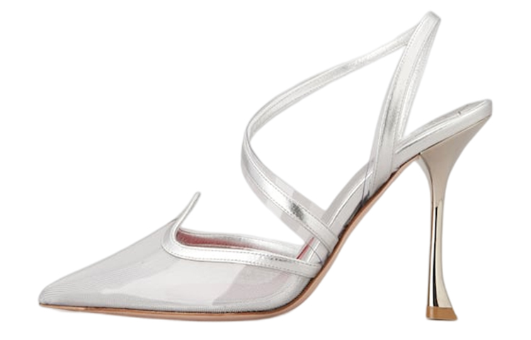 (Women) Roger Vivier PVC Pointed Toe 'Silver Stiletto' RVW53834670PE70547