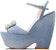 (W) Roger Vivier Sandal Tumit Bulat 'Biru Bersama Tali Buku Lali' RVW70336490JDLU207