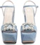Lookbook (W) Roger Vivier Sandal Tumit Bulat 'Biru Bersama Tali Buku Lali' RVW70336490JDLU207