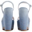 Purchase (W) Roger Vivier Sandal Tumit Bulat 'Biru Bersama Tali Buku Lali' RVW70336490JDLU207