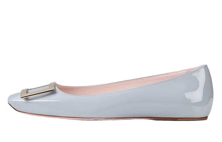 (Women) Roger Vivier Round Toe Slip-On 'Silver' RVW40415280D1PU007