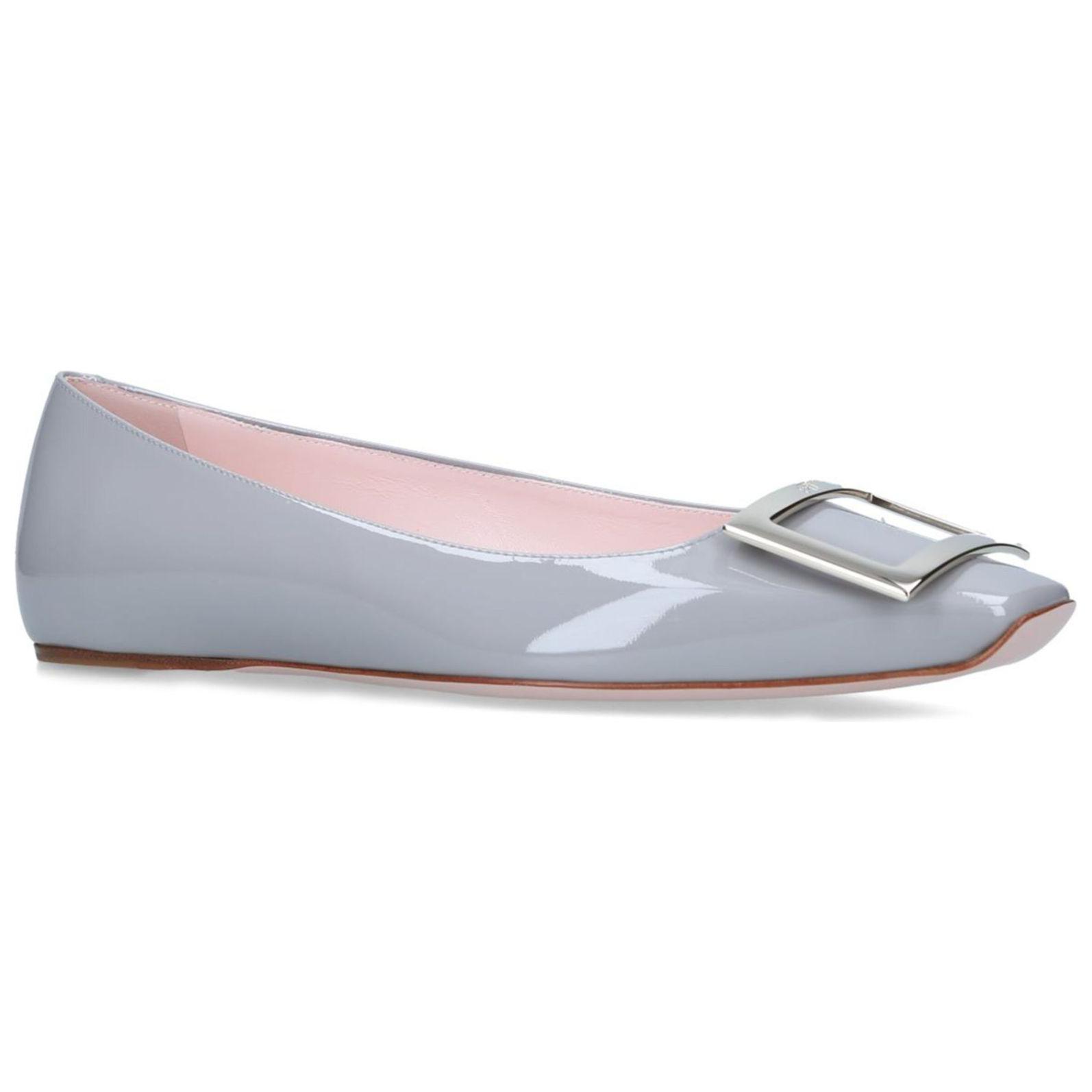 Lookbook (Women) Roger Vivier Round Toe Slip-On 'Silver' RVW40415280D1PU007