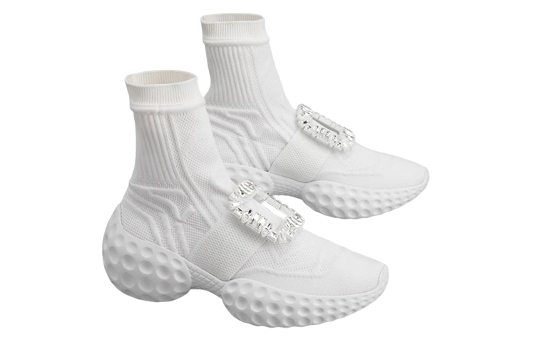 (W) Roger Vivier Run 'White Crystal Buckle' 圖 2