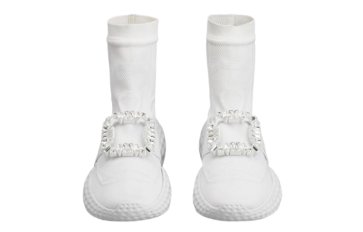 (W) Roger Vivier Run 'White Crystal Buckle' 圖 4