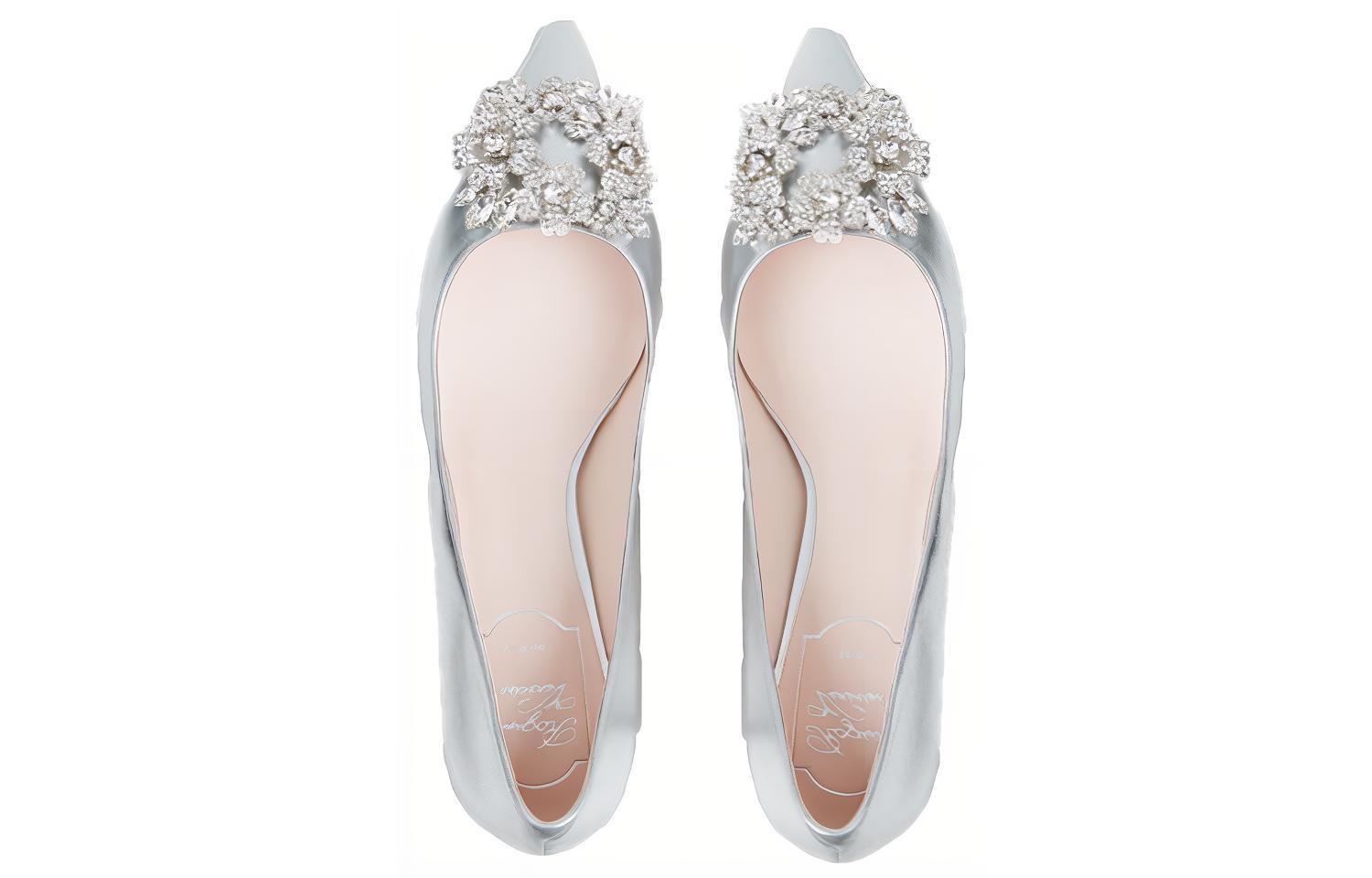 (W) Roger Vivier RV Bouquet Strass High Heel 'Silver Strass Buckle' 圖 4