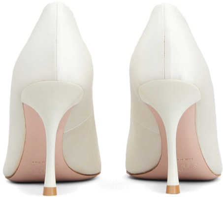 (Women) Roger Vivier RV Bouquet Strass High Heels 'White Satin Pearl Buckle' RVW53031500RS0C001 Details for (Women) Roger Vivier RV Bouquet Strass High Heels 'White Satin Pearl Buckle' RVW53031500RS0C001
