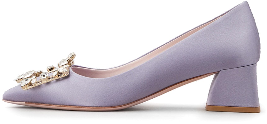 (W) Roger Vivier RV Broche 'Ungu Satin' RVW51028190RS0L018 Buy (W) Roger Vivier RV Broche 'Ungu Satin' RVW51028190RS0L018