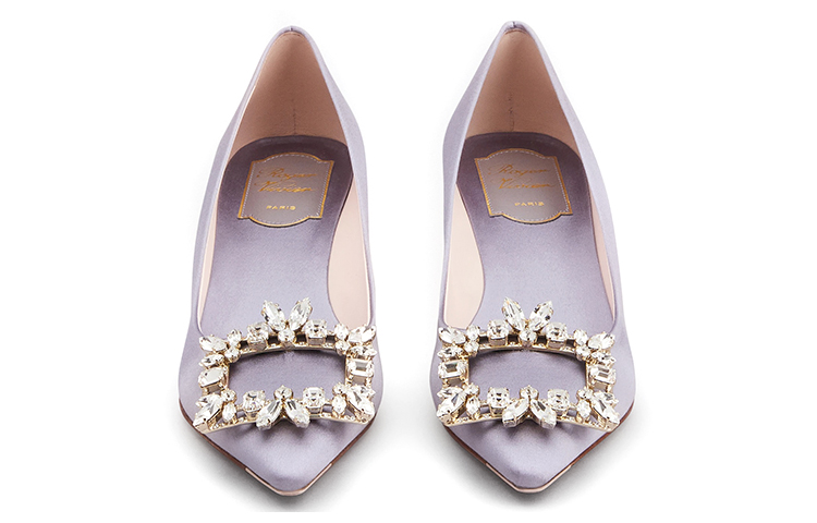 Shop (W) Roger Vivier RV Broche 'Ungu Satin' RVW51028190RS0L018