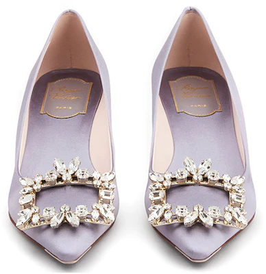 (W) Roger Vivier RV Broche 'Ungu Satin' RVW51028190RS0L018 Shop (W) Roger Vivier RV Broche 'Ungu Satin' RVW51028190RS0L018