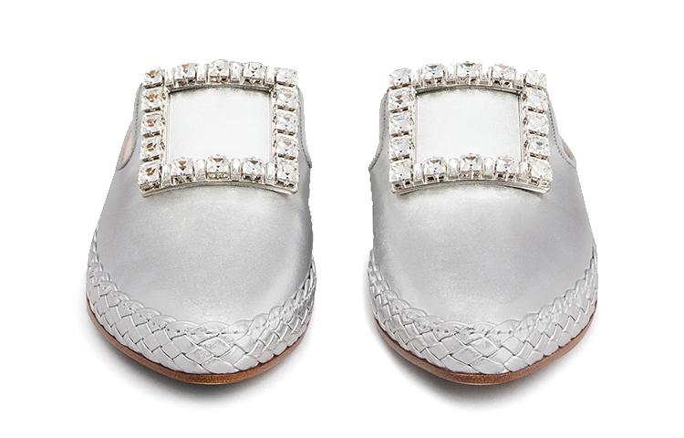 (W) Roger Vivier RV Lounge 'Silver Buckle Velvet' 圖 3