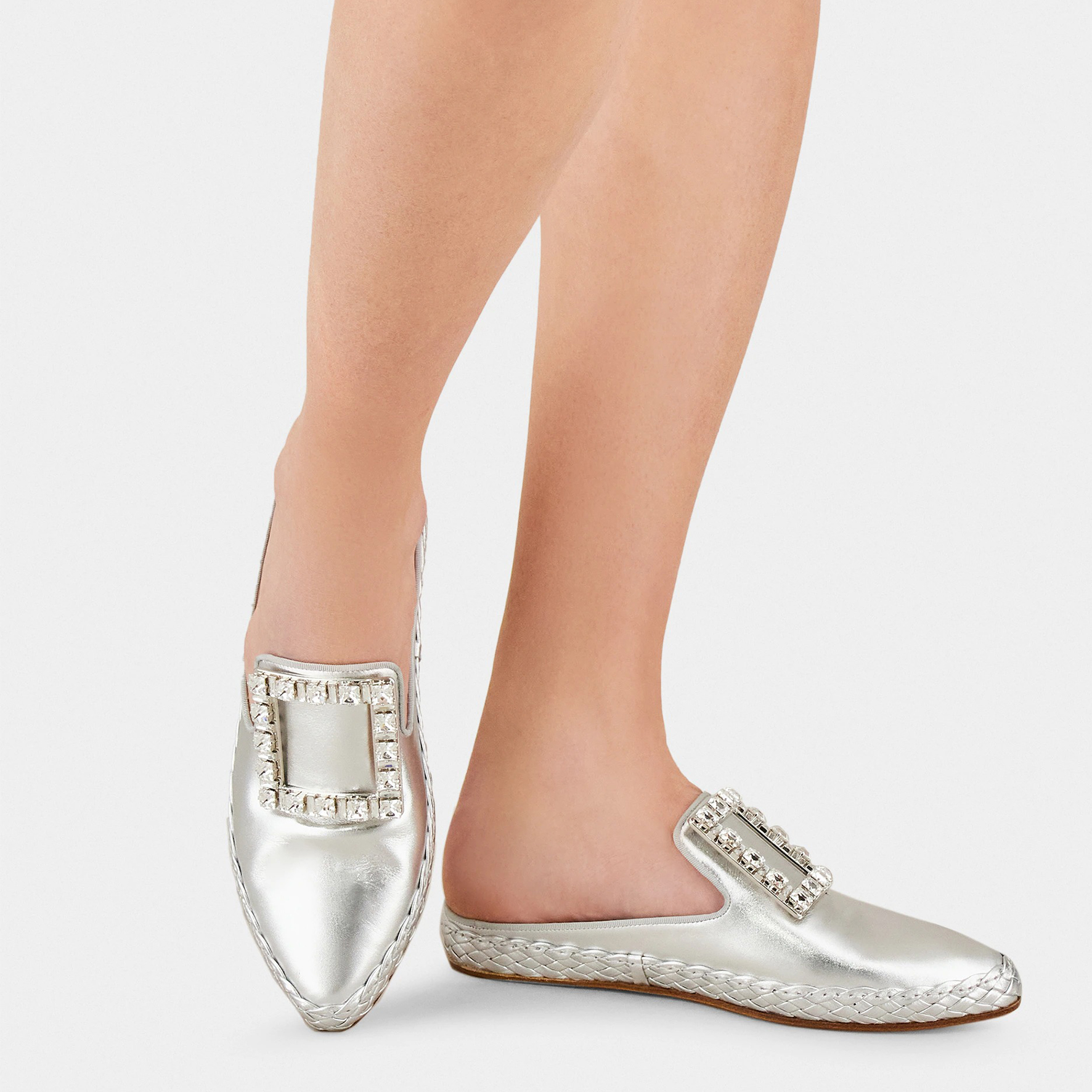 (W) Roger Vivier RV Lounge 'Silver Buckle Velvet' 圖 5