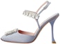 Buy (W) Roger Vivier Satin Stiletto Heels 'Crystal Buckle Grey' - Tumit Tinggi Satin Kelabu. RVW68334210RS0L021