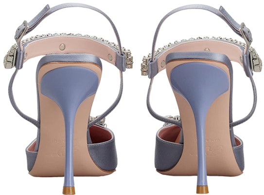 (Women) Roger Vivier Satin Stiletto Heels 'Crystal Buckle Grey' RVW68334210RS0L021 Shop (Women) Roger Vivier Satin Stiletto Heels 'Crystal Buckle Grey' RVW68334210RS0L021