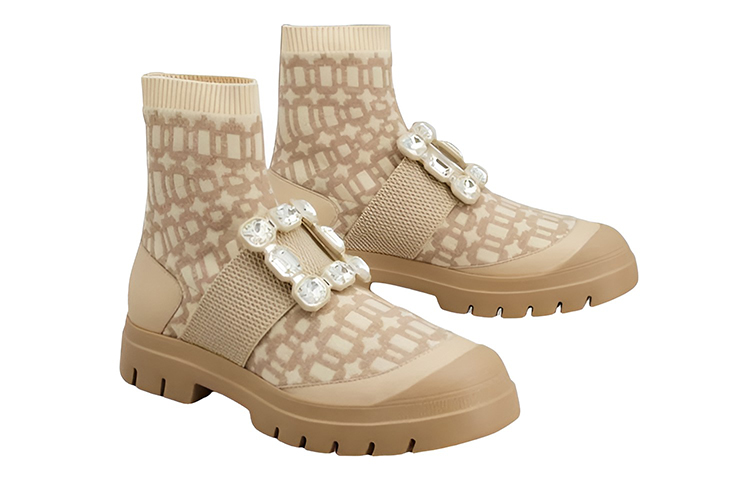 Order (W) ロジェヴィヴィエ ショートブーツ ベージュバックル RVW62833950ETEC600