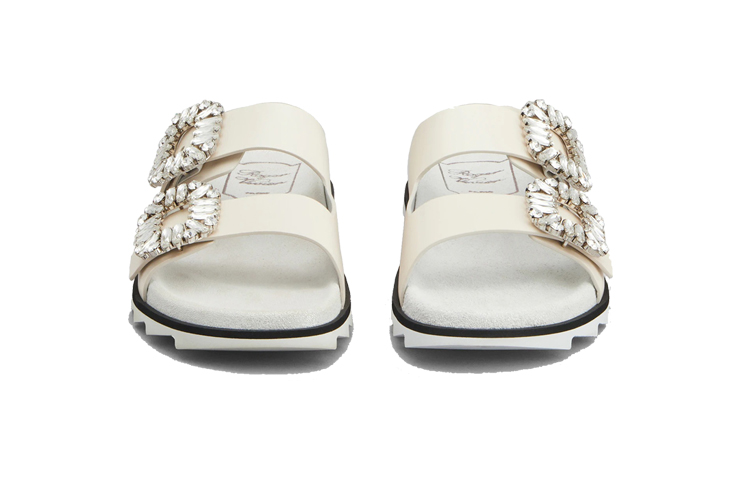 (W) Roger Vivier Slidy Viv' 'Cream Leather' 圖 5