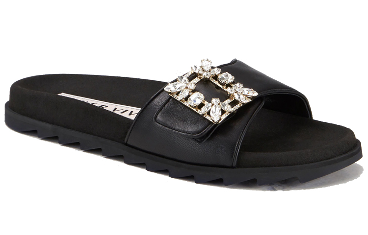 Lookbook (W) Roger Vivier Slidy Viv' 'Versailles Gesper Hitam' RVW4582865091TB999