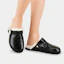 Sizing (W) Roger Vivier Slidy Viv ''Versierde Gesp Zwarte Fluwelen Muilen'' RVW62531600KFU08CE