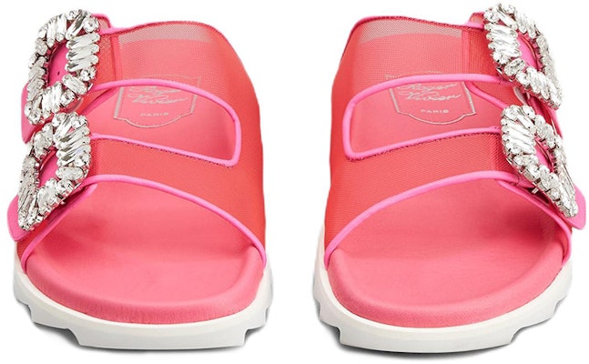 (W) Roger Vivier Slidy Viv 'Gesper Kristal Merah Jambu' RVW45834360O8I0VQ2 Lookbook (W) Roger Vivier Slidy Viv 'Gesper Kristal Merah Jambu' RVW45834360O8I0VQ2