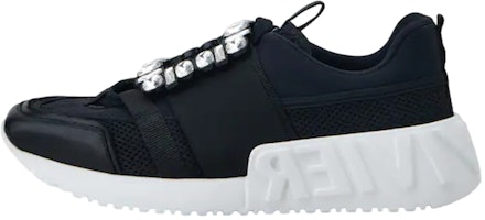 (Women) Roger Vivier Sneaky Viv' 'Black Crystal Buckle' RVW65732890RJCB999 (Women) Roger Vivier Sneaky Viv' 'Black Crystal Buckle' RVW65732890RJCB999