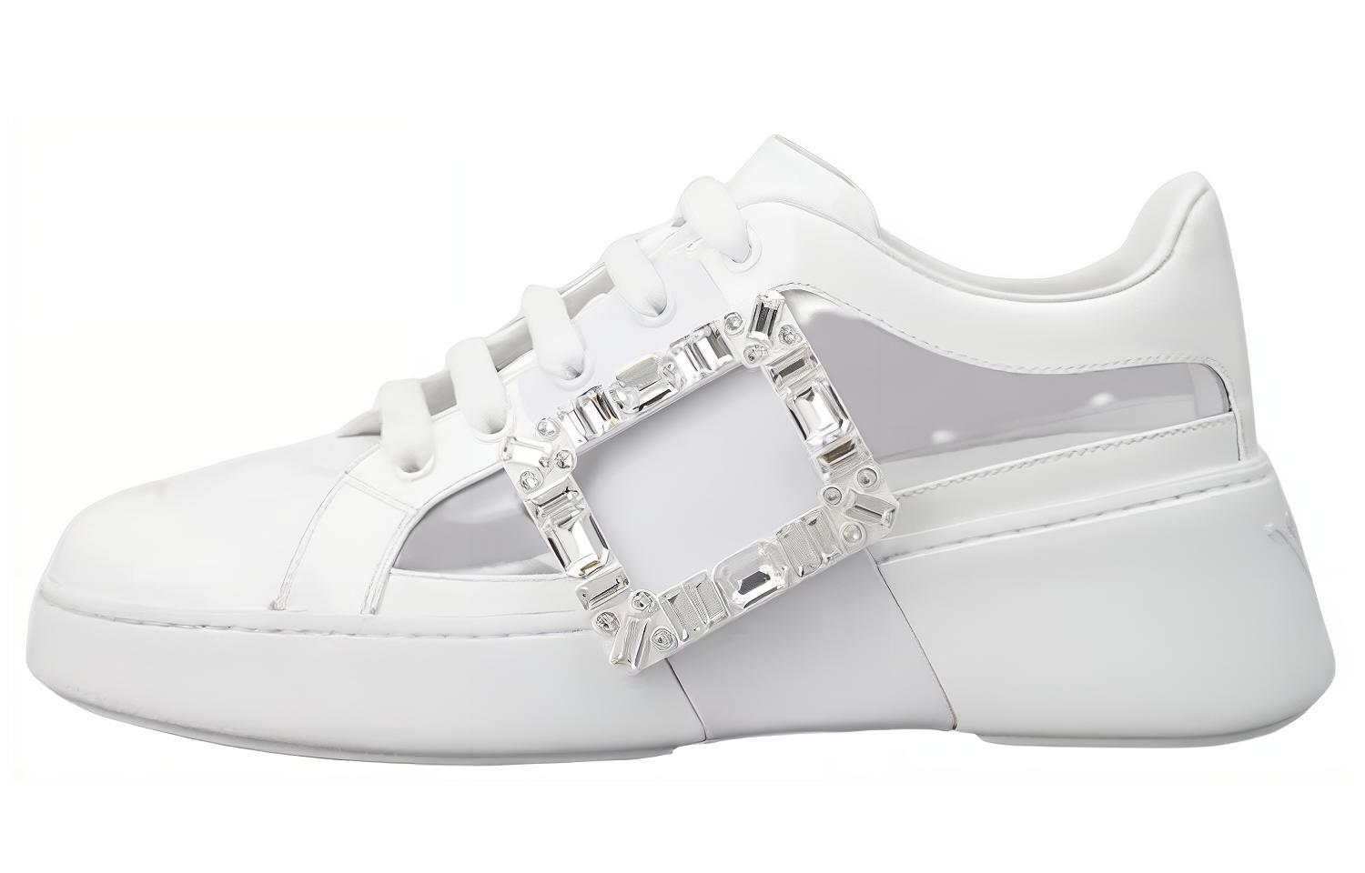 (W) Roger Vivier Sneaky Viv 'White Fashion'
