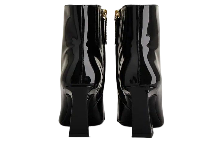 (W) Roger Vivier Square Ankle Boot 'Metal Buckle Patent Black' 圖 5