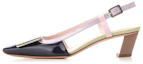 Buy (Women) Roger Vivier Square Toe Block Heel 'Black Leather' RVW00625600D1P1K44