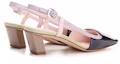 Shop (Women) Roger Vivier Square Toe Block Heel 'Black Leather' RVW00625600D1P1K44