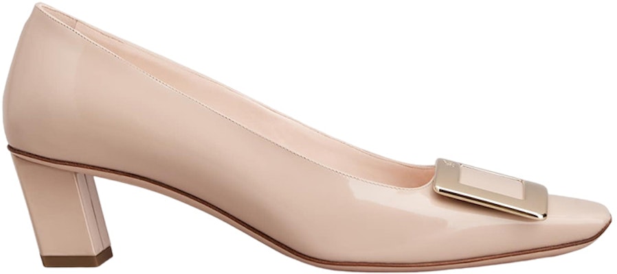 (W) Roger Vivier Tacón Bajo Punta Cuadrada 'Rosa Nude' RVW00600920D1PC211 Order (W) Roger Vivier Tacón Bajo Punta Cuadrada 'Rosa Nude' RVW00600920D1PC211