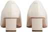 Purchase (Women) Roger Vivier Square Toe Block Heel Pumps 'Beige Patent with Metal Buckle' RVW00600920D1P9999