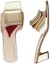 Lookbook (W) Roger Vivier Tumit Blok Hujung Petak 'Emas' Slide RVW65832800KACG005