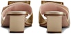 (W) Roger Vivier Tumit Blok Hujung Petak 'Emas' Slide RVW65832800KACG005