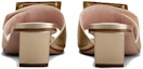 Shop (W) Roger Vivier Tumit Blok Hujung Petak 'Emas' Slide RVW65832800KACG005