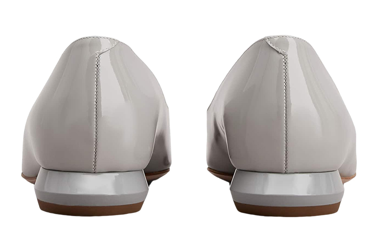 Shop (W) Roger Vivier 方头平底鞋 '金属扣灰色' RVW65032180D1PB206