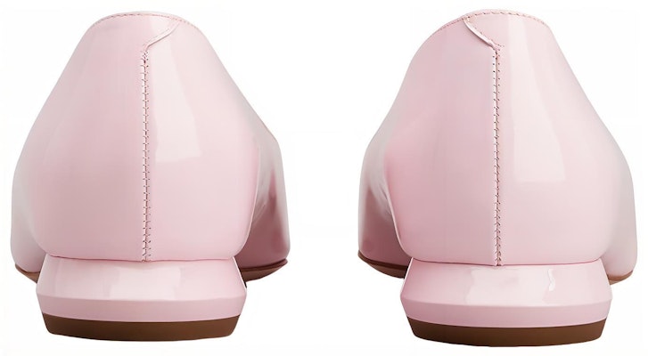 (W) Roger Vivier Rata Kotak 'Kulit Paten Merah Jambu dengan Gesper Logam' RVW65032180D1PM427 Shop (W) Roger Vivier Rata Kotak 'Kulit Paten Merah Jambu dengan Gesper Logam' RVW65032180D1PM427