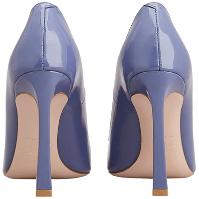 (W) Roger Vivier 方头低跟鞋 '金属扣蓝色漆皮' RVW40115280D1PU822 Shop (W) Roger Vivier 方头低跟鞋 '金属扣蓝色漆皮' RVW40115280D1PU822