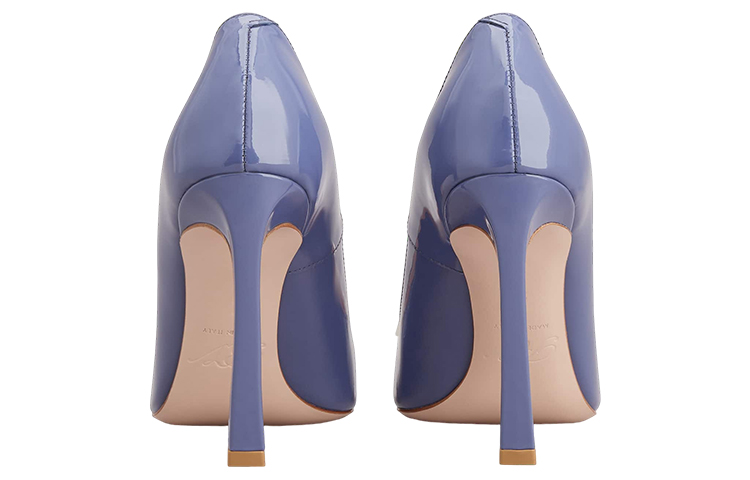 Shop (W) Roger Vivier 方头低跟鞋 &#x27;金属扣蓝色漆皮&#x27; RVW40115280D1PU822