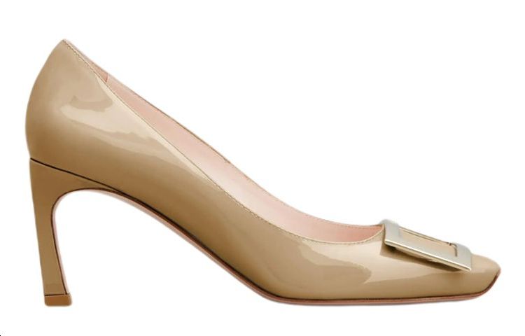 (W) Roger Vivier Square Toe Slip-On Stiletto 'Green' 圖 2