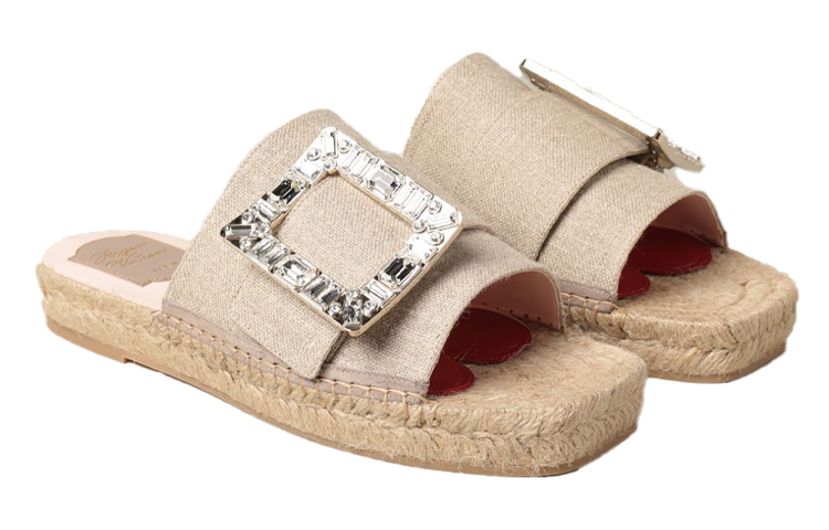 Lookbook (W) 로저비비에 스트라스 버클 컴포트 에스파드릴 뮬 RVW62431140NG71S16