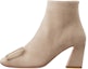 Buy (W) Roger Vivier But Ankle Suede Buckle Metal Hujung-Petak 'Kelabu' RVW67933940HR0C415