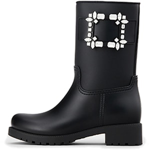 (W) Roger Vivier Tempette Viv' PVC 'Hebilla de Cristal Negra' RVW43230010CZZB999 Buy (W) Roger Vivier Tempette Viv' PVC 'Hebilla de Cristal Negra' RVW43230010CZZB999