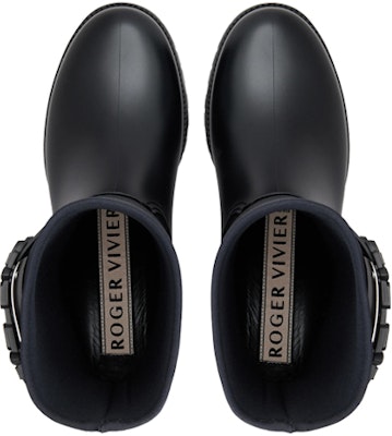 (Women) Roger Vivier Tempette Viv' PVC 'Black Crystal Buckle' RVW43230010CZZB999 Lookbook (Women) Roger Vivier Tempette Viv' PVC 'Black Crystal Buckle' RVW43230010CZZB999