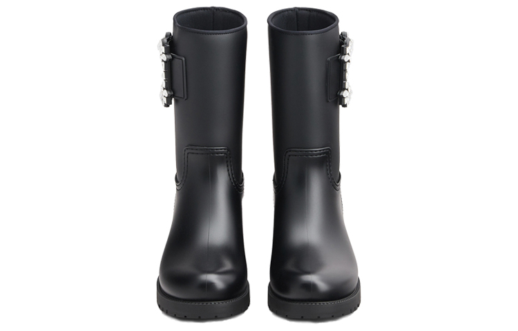 Shop (W) Roger Vivier Tempette Viv' PVC 'Hebilla de Cristal Negra' RVW43230010CZZB999