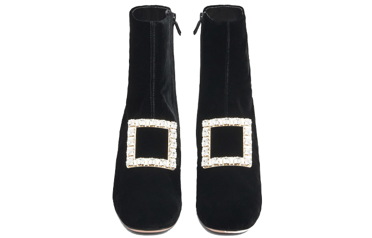 (W) Roger Vivier Très Vivier 'Black Buckle Ankle Boot' 圖 4