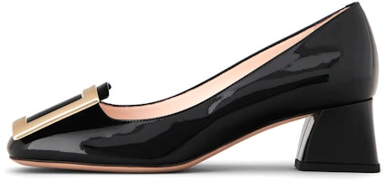 (Women) Roger Vivier Très Vivier 'Black Metal Buckle' RVW51923610D1PB999 (Women) Roger Vivier Très Vivier 'Black Metal Buckle' RVW51923610D1PB999