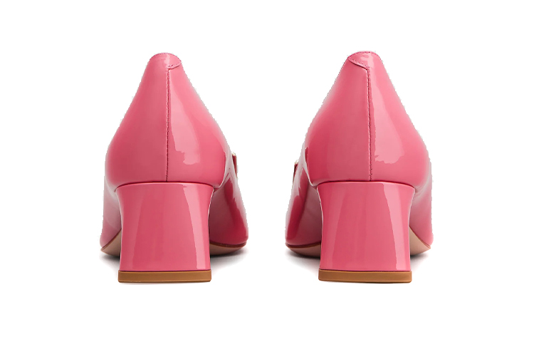 (W) Roger Vivier Très Vivier 'Metal Buckle High Heels Pink' 圖 4