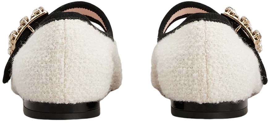 (Women) Roger Vivier Très Vivier Babies 'White Crystal Buckle' RVW44931980OGXC019 Shop (Women) Roger Vivier Très Vivier Babies 'White Crystal Buckle' RVW44931980OGXC019