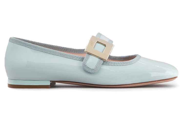 Order (W) ロジェ ヴィヴィエ トレ ヴィヴィエ バレエ フラット 'ペールブルー バックル' RVW44931990D1PT021