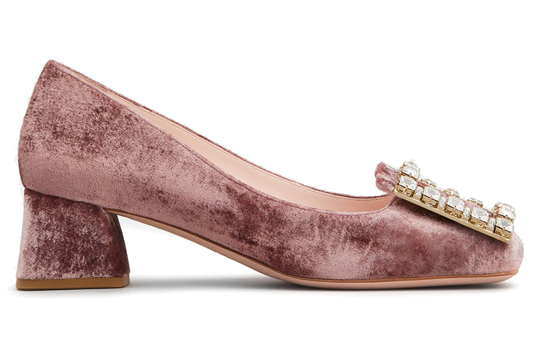 (W) Roger Vivier Très Vivier High Heels 'Pink Velvet' 圖 2