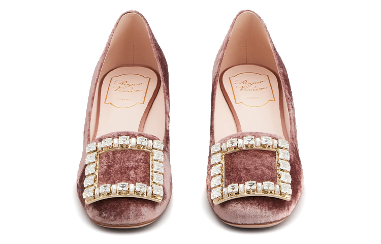 (W) Roger Vivier Très Vivier High Heels 'Pink Velvet' 圖 3