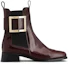 Order (W) Botas Chelsea de Cuero Roger Vivier Très Vivier 'Hebilla Metálica Roja' RVW635313001UJR805